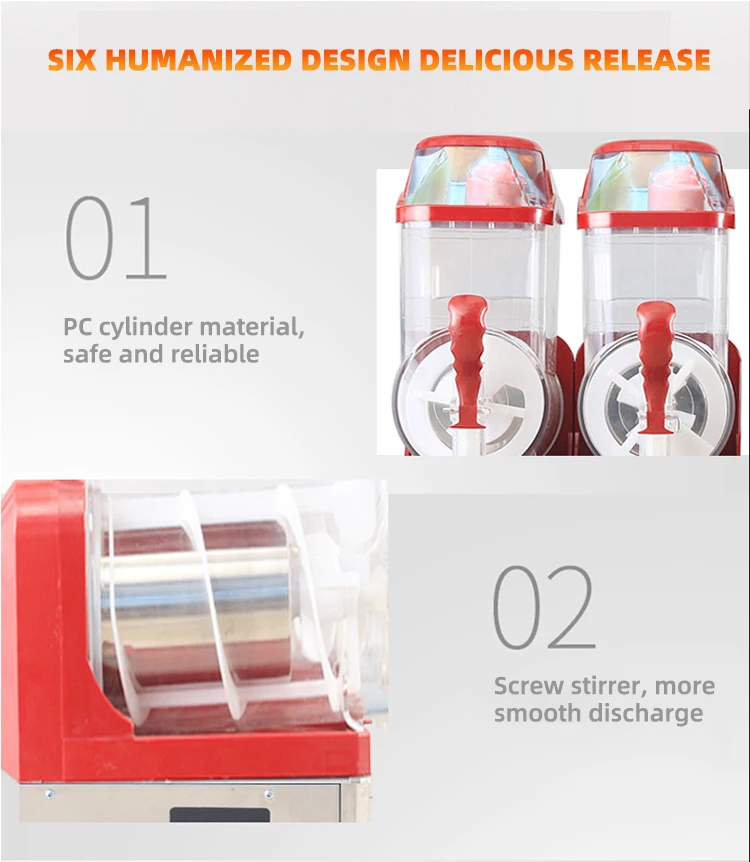 110V220V frozen drink machine 3 tanks 12Lx3 slush granita/slush machine/slushy machine