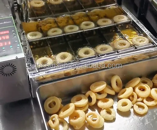 Small Scale Business 4lines 6lines Automatic Mini Donut Machine Doughnut Maker Doughnut Machine