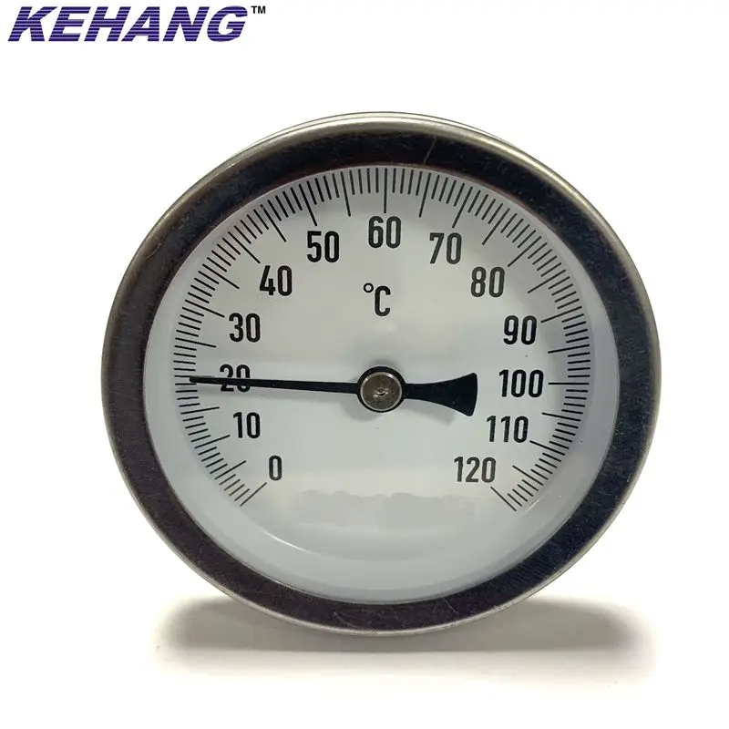stainless steel bimetal industry hot water thermometer boiler temperature instruments