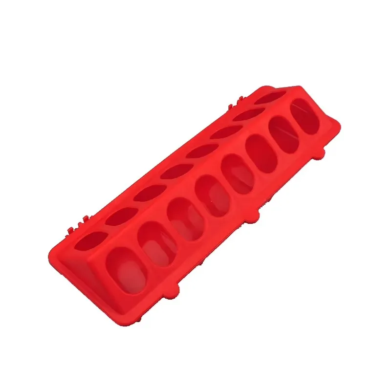 Poultry Manual Feeder Flip-Top Poultry Chick Ground Feeder Bucket  Chicken Duck Goose Floor Feeder