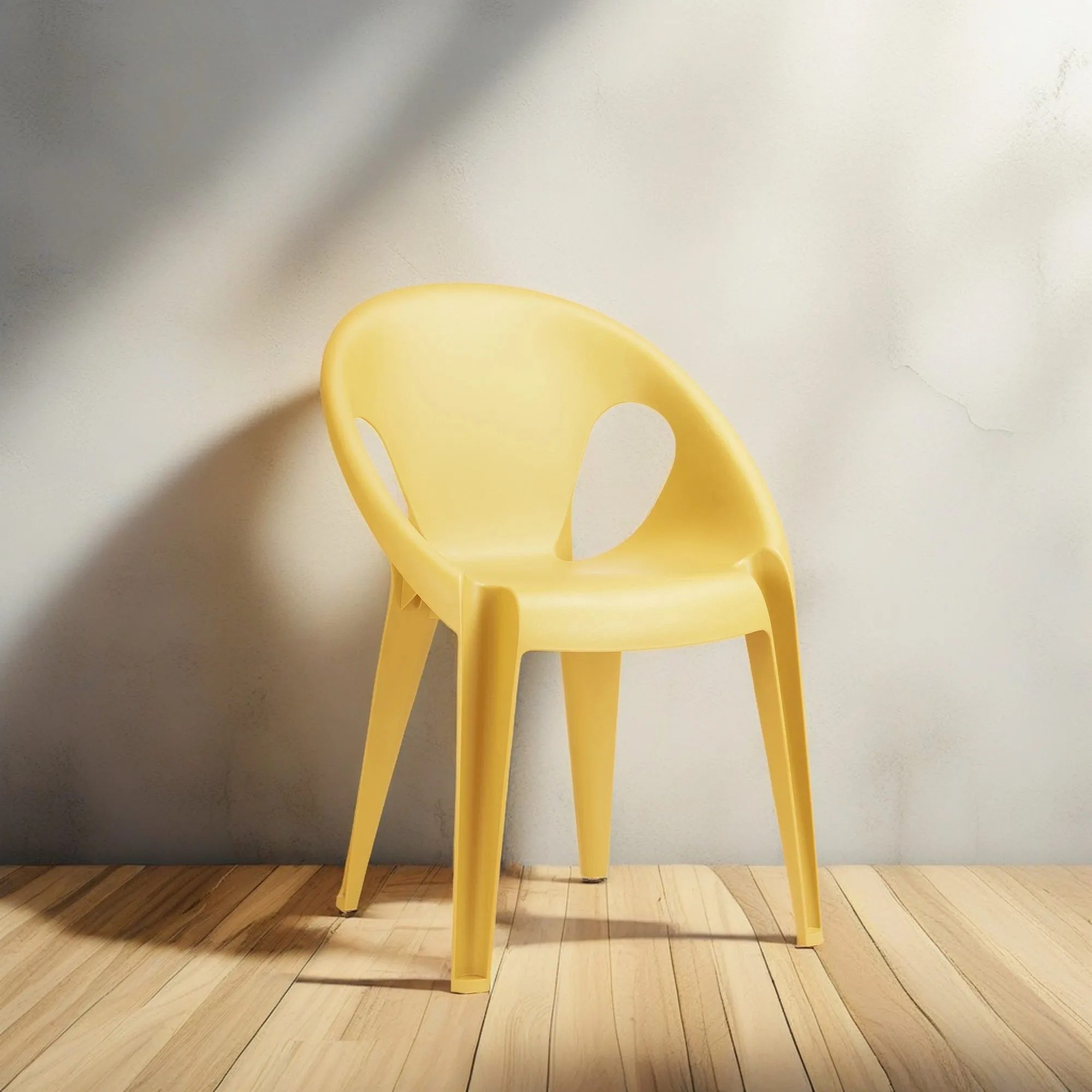 Colorful plastic chairs garden outdoor green color PP Leisure chair with cheap price