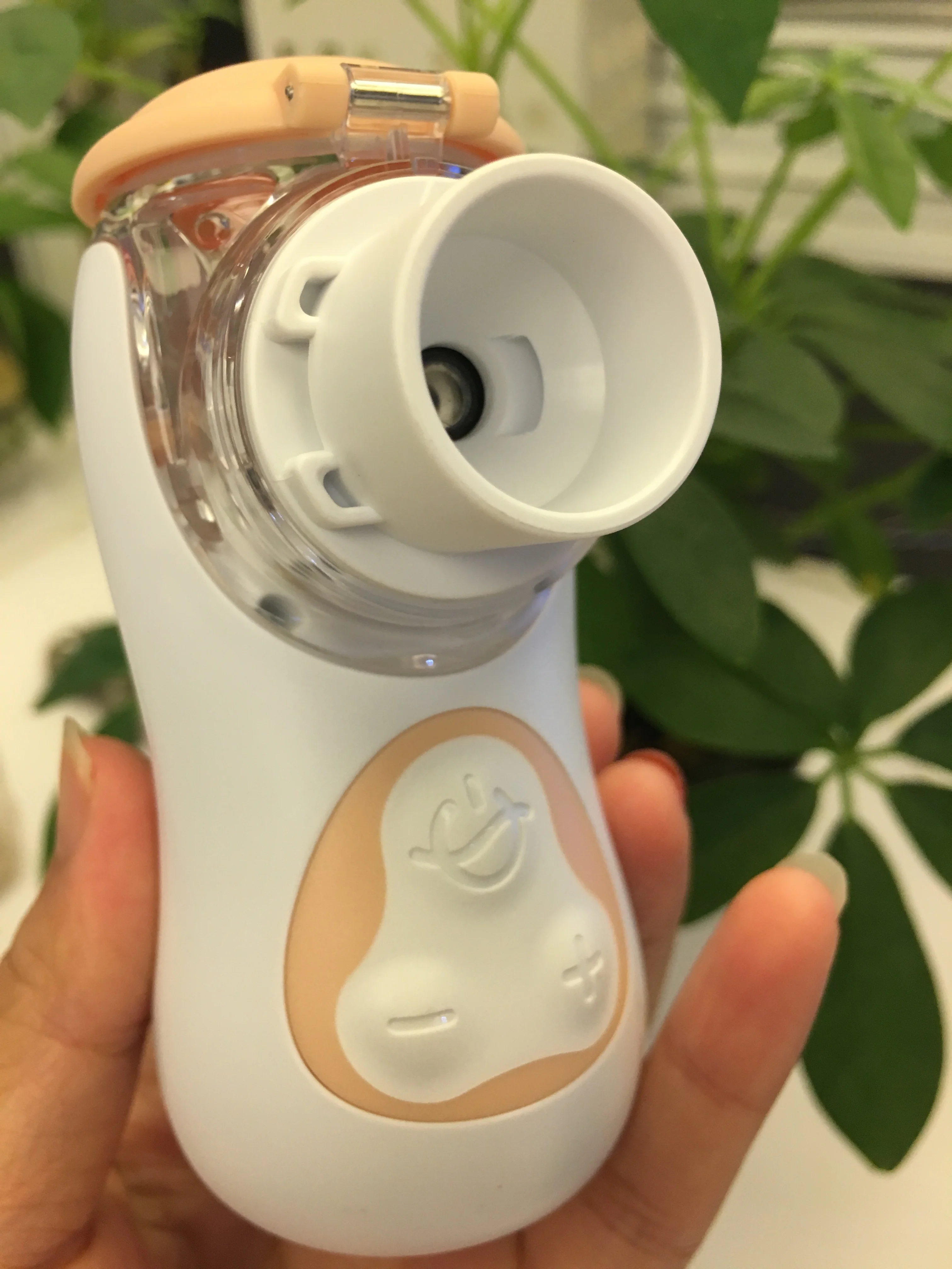 Frequency mesh nebulizer with nebulization adjustable inhaler medication device with two modes Feellife spray device