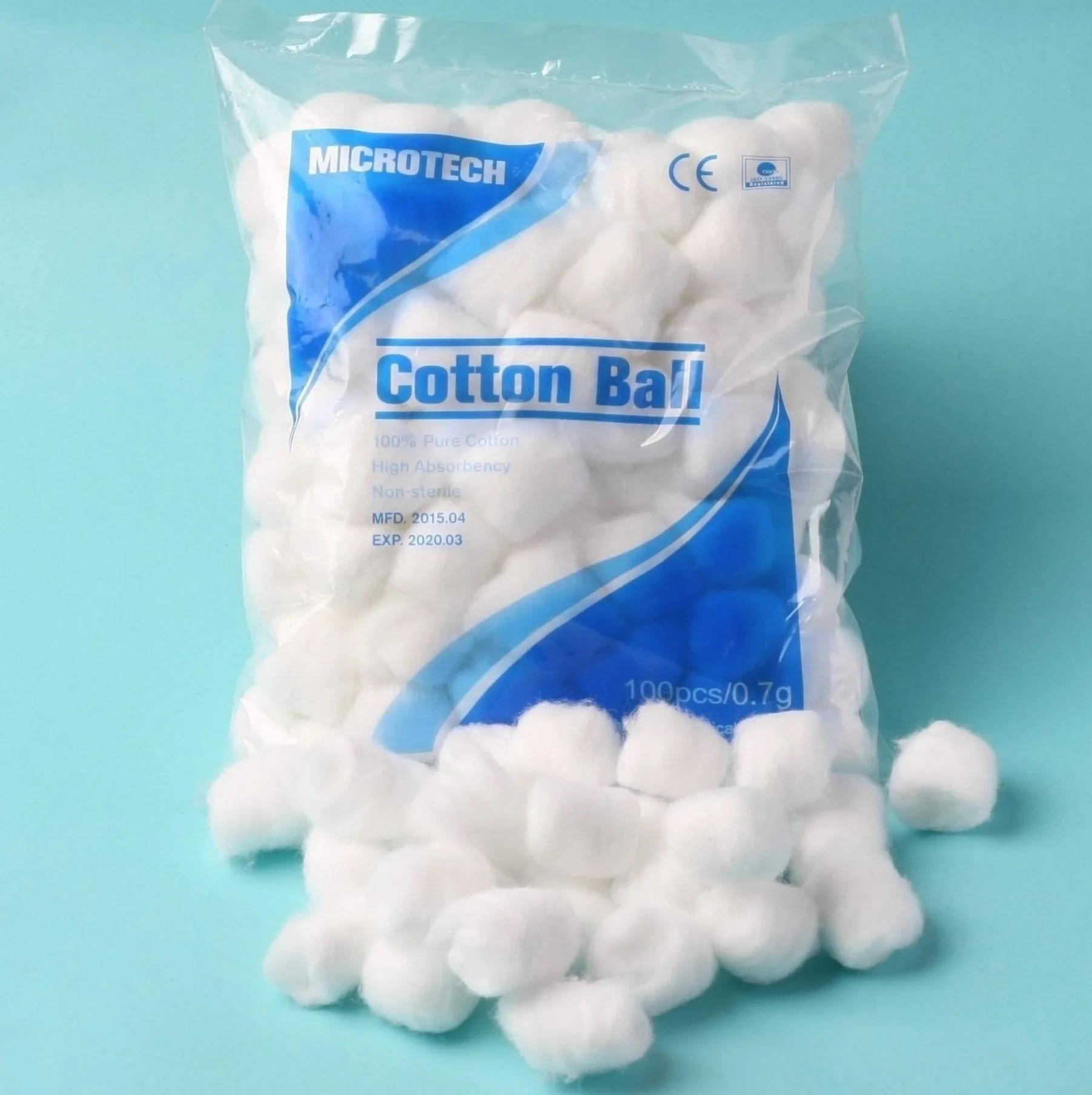 Wholesale 100% Cotton CE Standard Disposable  Dental Medical Small Cotton Ball
