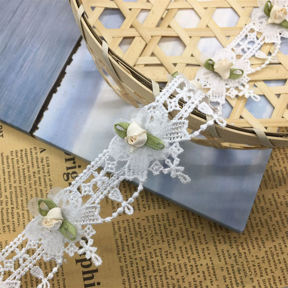 Hot Sale High quality new design cotton lace fabrics soluble lace trimming embroidered Lace