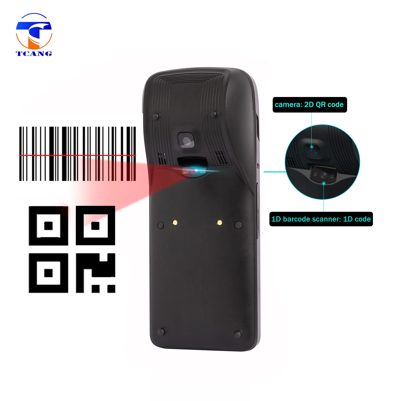 5.5inch cash register pos touch system mobile pos terminal 3g android handheld pos with barcode scanner