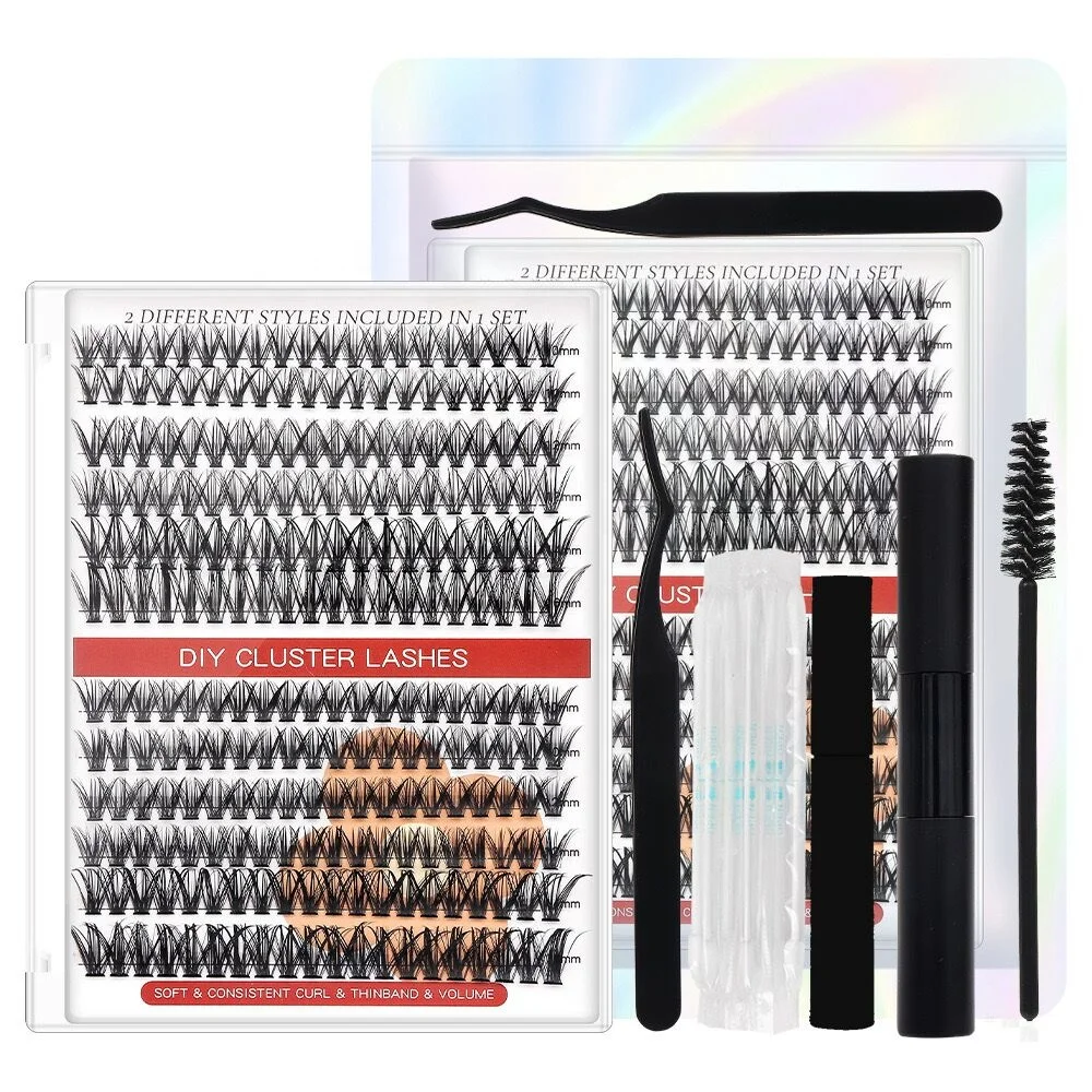 Hand Made Bond Seal Applicator Diy Lashes Eyelash Extensions Pre Cut 8-16 Lash Extension Kit Diy Lash Extension Kit 60D 80D 100D