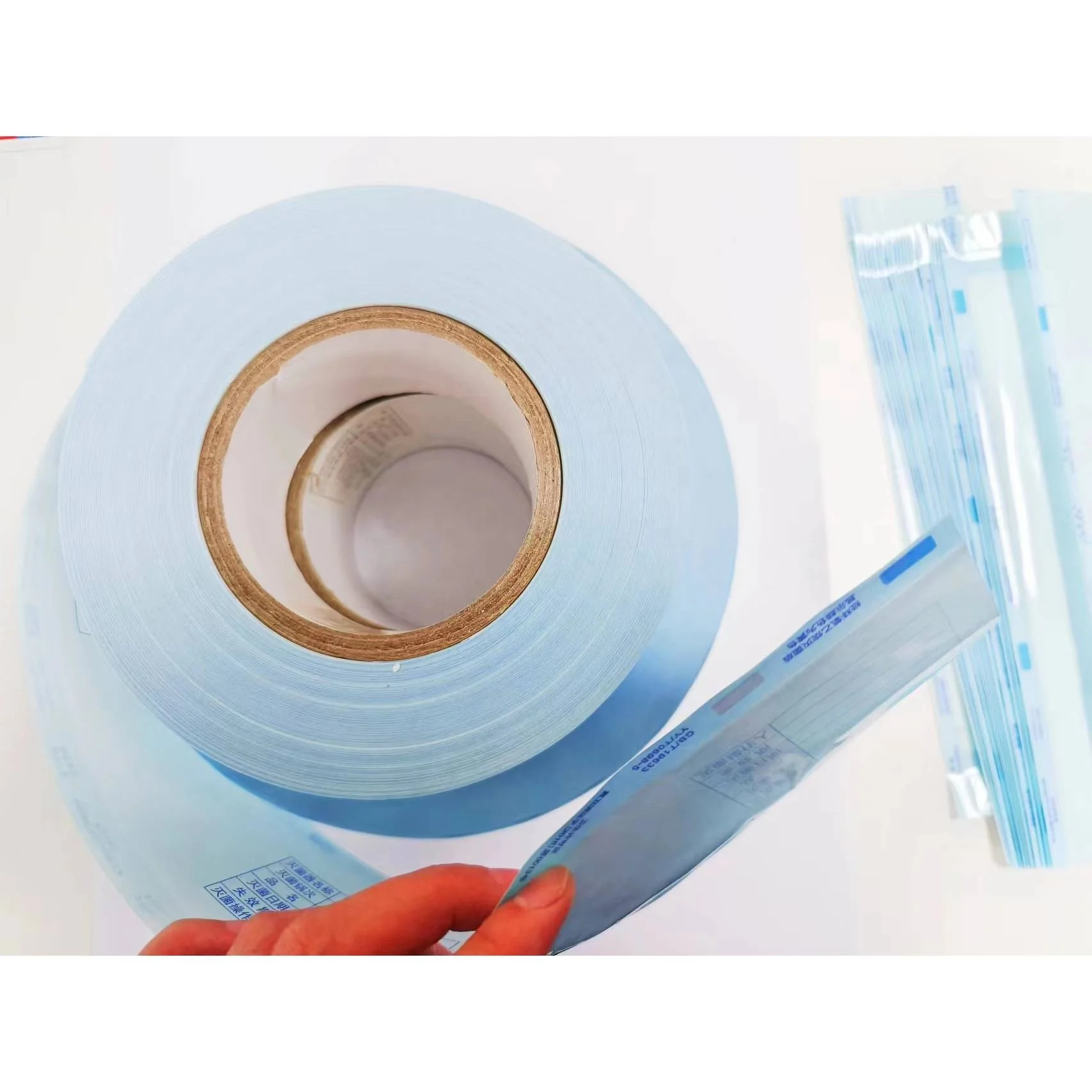 OEM/ ODM Heat Seal Tyvek Sterilization Roll Pouch For Plasma Sterilization In Hospital