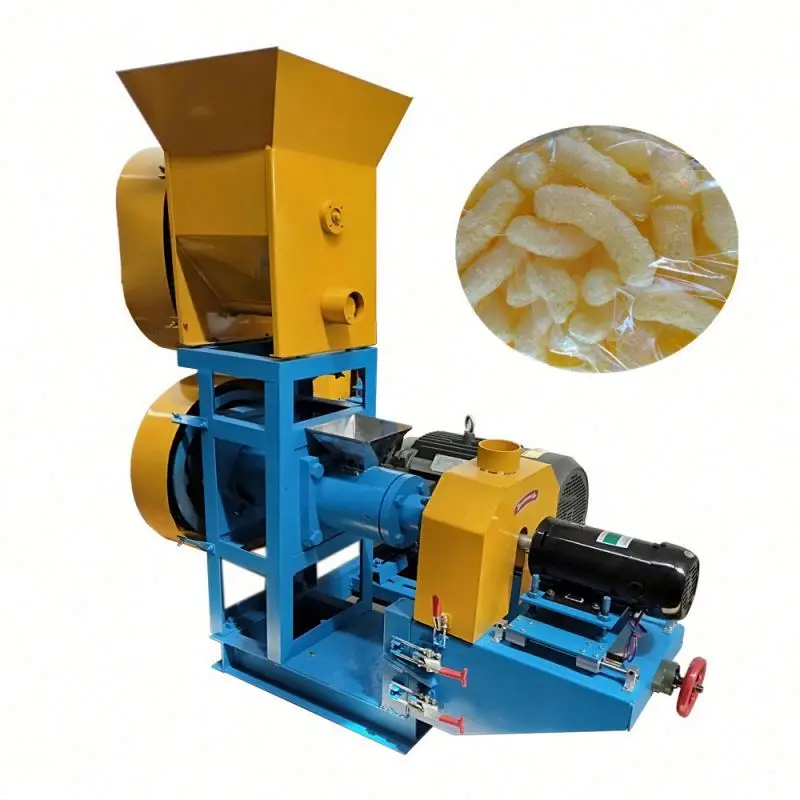 stable performance crispy cheese snack grain puff extruder sorghum snack food extruder