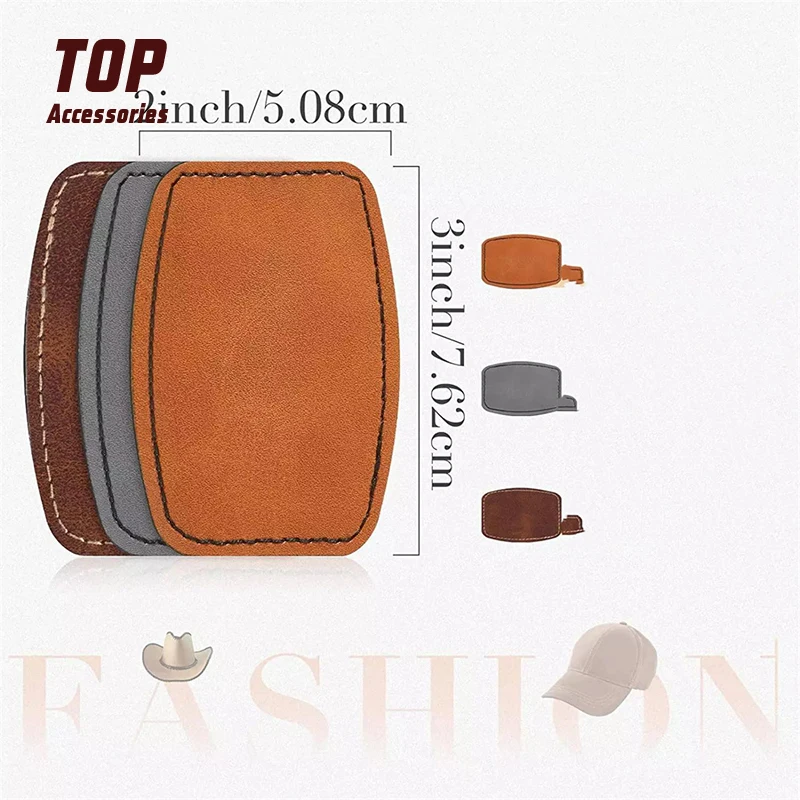 Customizable PU Leather Patches Personalized Blank Jeans Garment Leather Patches Laser Use Embossed Printed Accessories