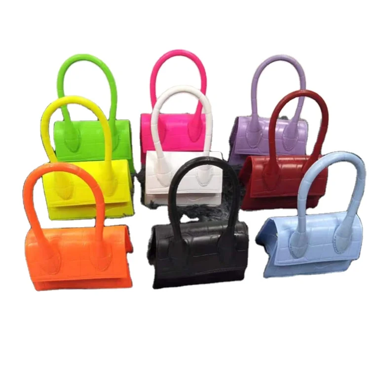 handbags Small  Autumn winter new crocodile printing PVC shoulder bag for women kid jelly purse mini bags women handbags ladies