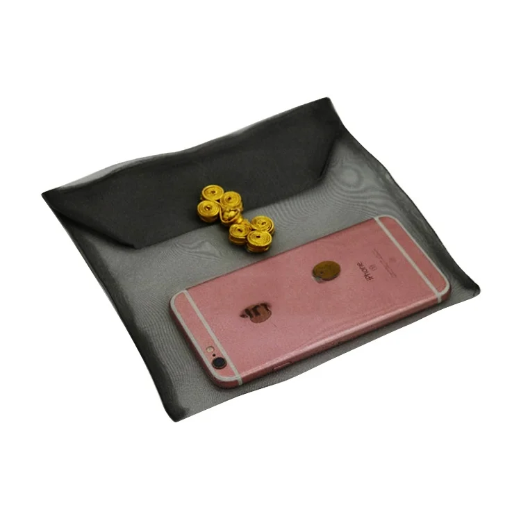 Custom Printed Logo Colorful Luxury Organza Envelope Cloth Packaging Bag With Button Closure