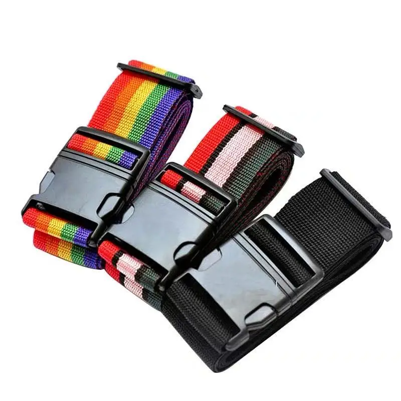 2023 Sturdy Travel Suitcase Luggage Belt Strap Belt Conveyors For Luggage Transport At The Airpor With Plastic Buckle