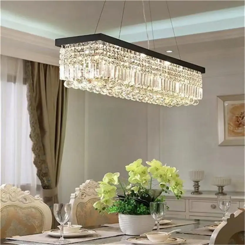 New Chinese Style Light Luxury Villa American Modern Fashion Dining Room Staircase Long Snake Chandelier