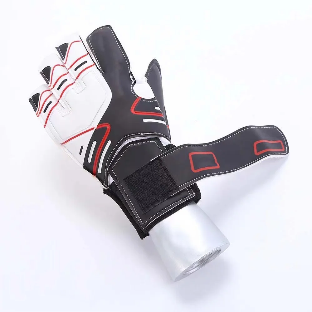 Professional Goalkeeper Gloves Customized Rubber Foam with Finger Saver Tech Match Quality Customized Goalie Gloves