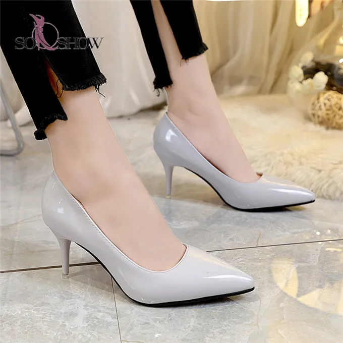 China Wholesale hot sale high heel shoes modern office casual high heel shoes for women and ladies