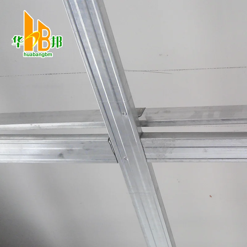 Factory Supply  Light Steel Keel T-Bars Galvanized Ceiling T Grid