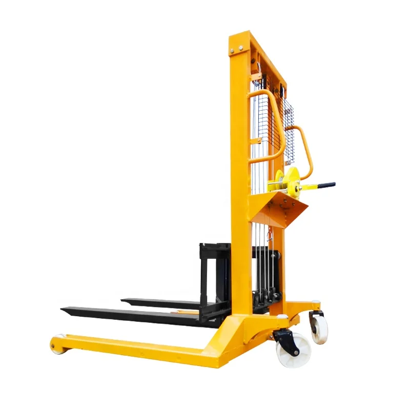 manual Lift Stacker 1 ton  Remote Control manual  lifting stacker with self lock