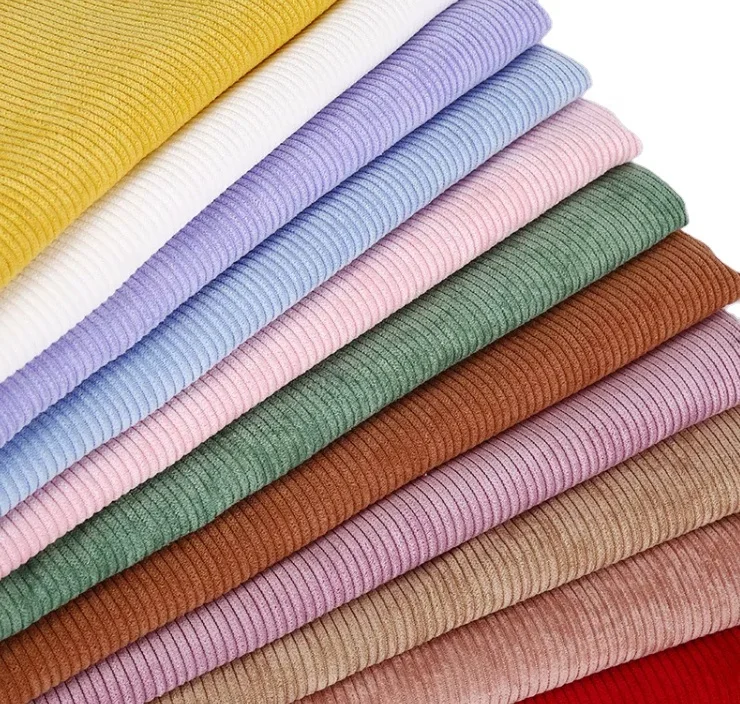 High Quality 8 Wales Corduroy Fabric 100% Cotton 330GSM 350GSM In-stock For Coat Pants Trousers Jacket