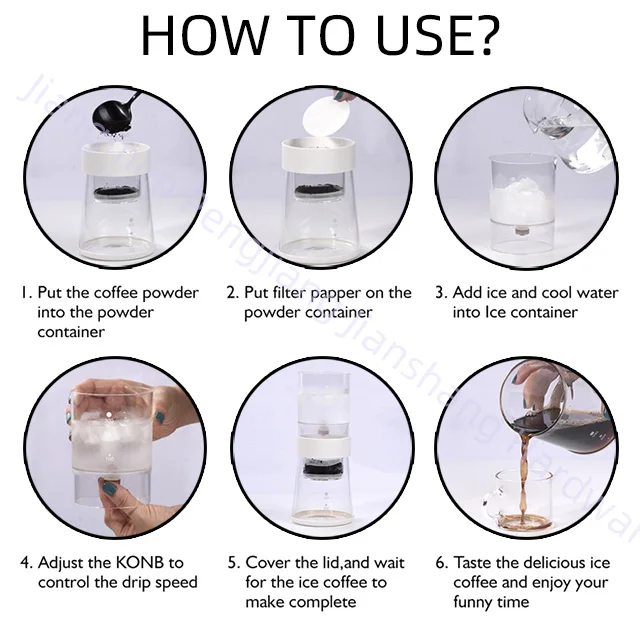 Лидер продаж домашняя капельная Кофеварка Ama для холодного кофе приготовления