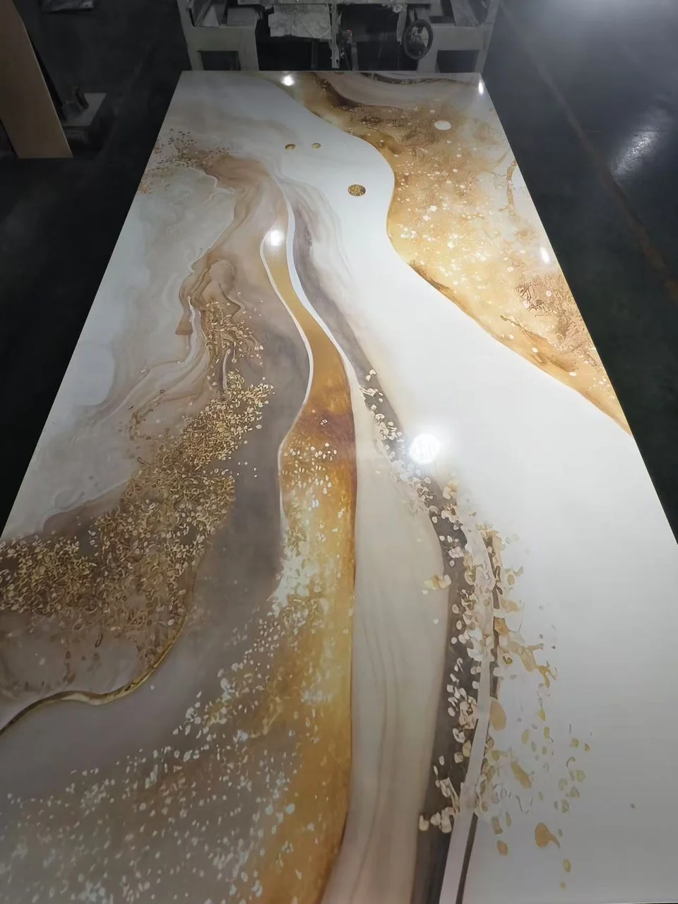 New arrived 4x8 Imitations marble UV wall panel Gloss Laminates artificial marble plastic sheet pvc wall panel manufacturer