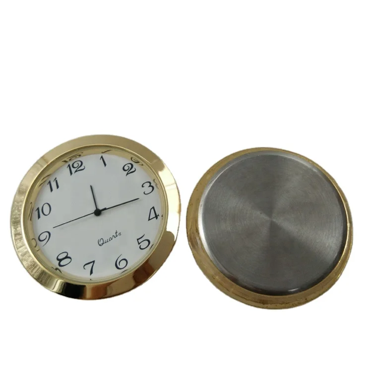 Highquality Mini Insert Clock with Japanese Quartz Movement 50mm