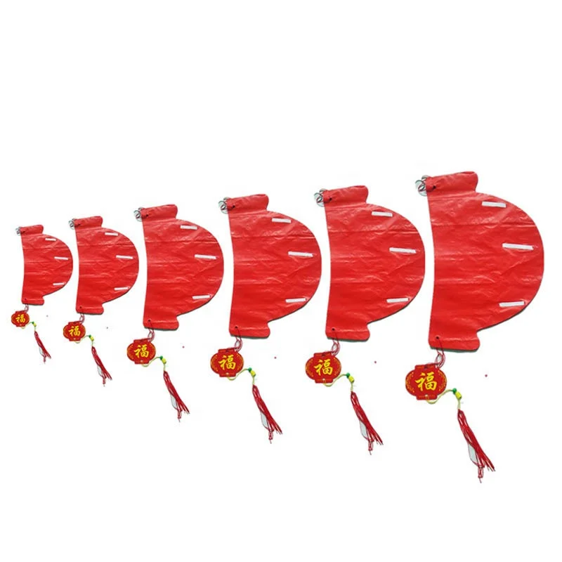 diameter 13-60cm outdoor wall chinese decorative new year hanging red Spring Festival Paper Lantern paper Lanterns decorative
