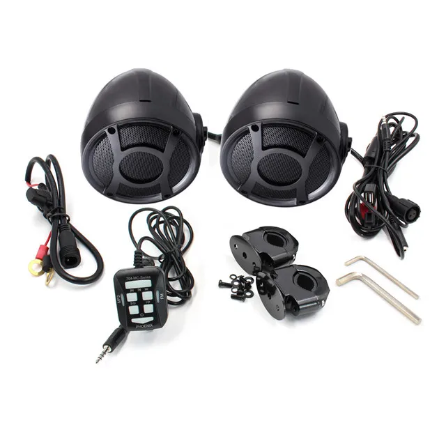 
Waterproof Marine Stereo Bluetooth Motorcycle Audio Boat Car MP3 Player Auto Sound System For SPA UTV ATV 