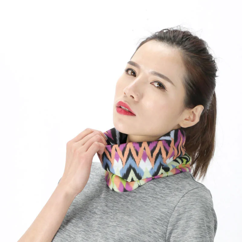 Зимний флисовый круглый шарф, Рождественский шарф