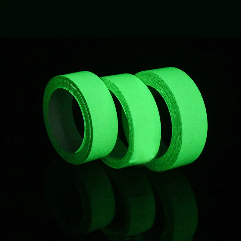 Photoluminescent Luminous Luminescent Outdoor Safety Self-adhesive Night Glow in the Dark Vinyl Film Tape 1'x30ft