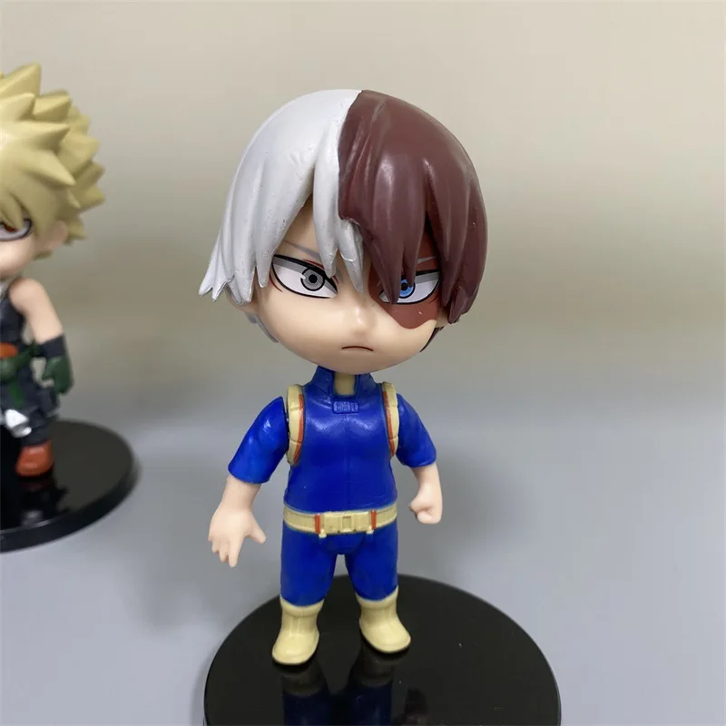 10cm 5pcs Wholesale Cute Bakugou Katsuki Cartoon Model My Hero Academia Anime Figures Set