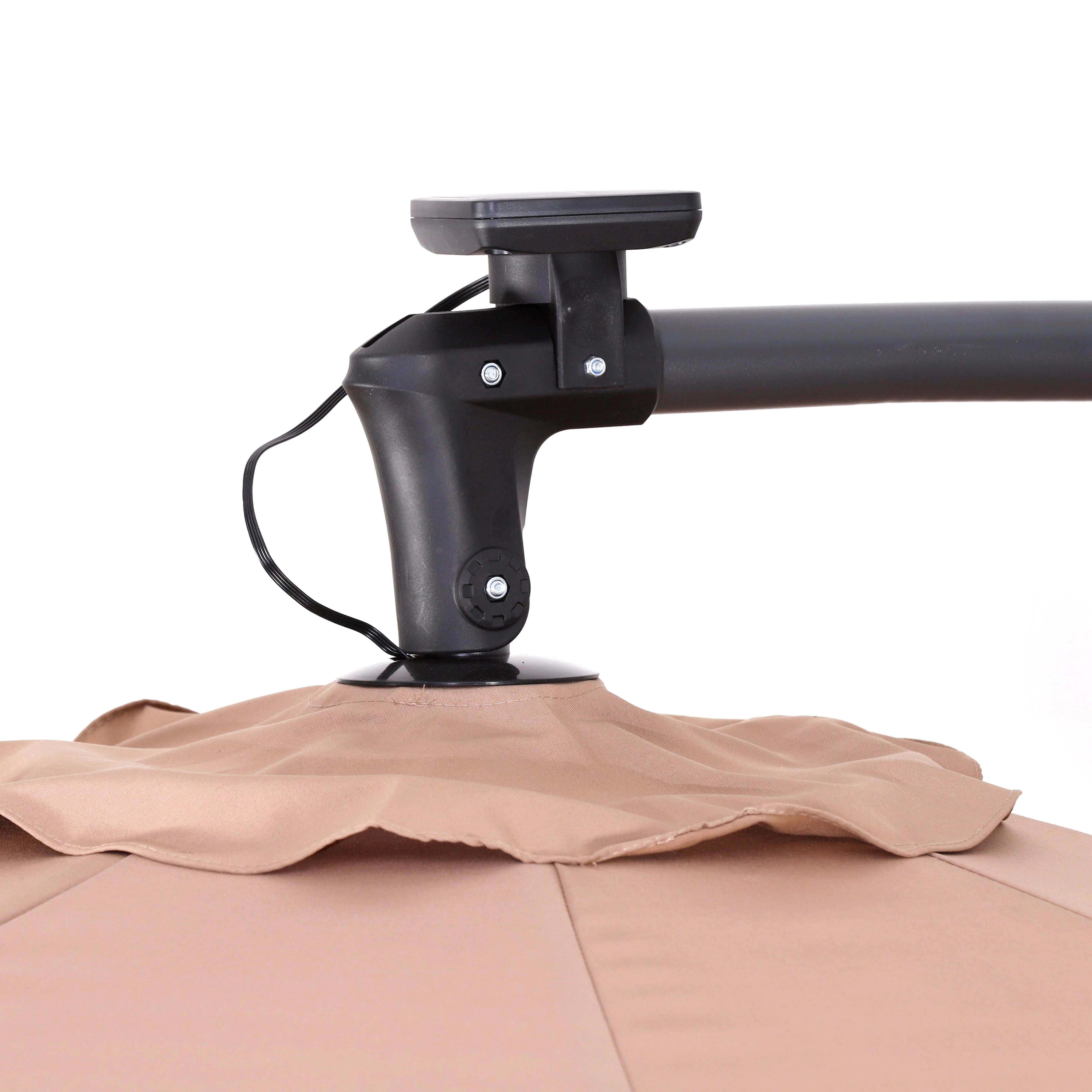 10ft / 3M Round Matt Anodizing Outdoor Furniture Beach Umbrella 3X3 With Umbrella