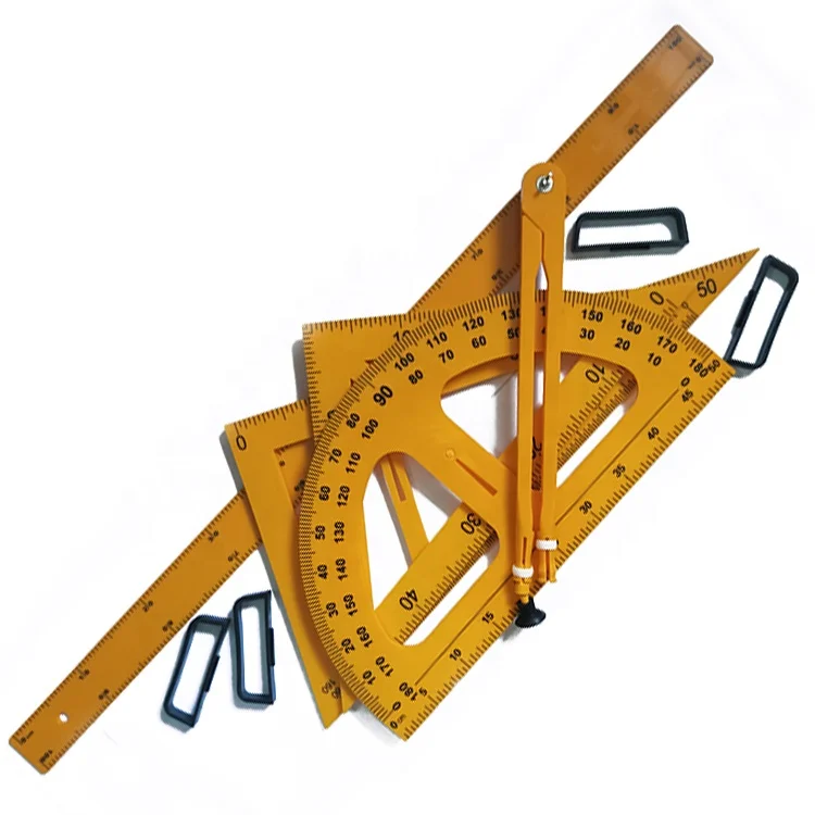 Набор линейки для обучения, черная доска и доска, учебное оборудование, набор математических геометрических инструментов, линейки