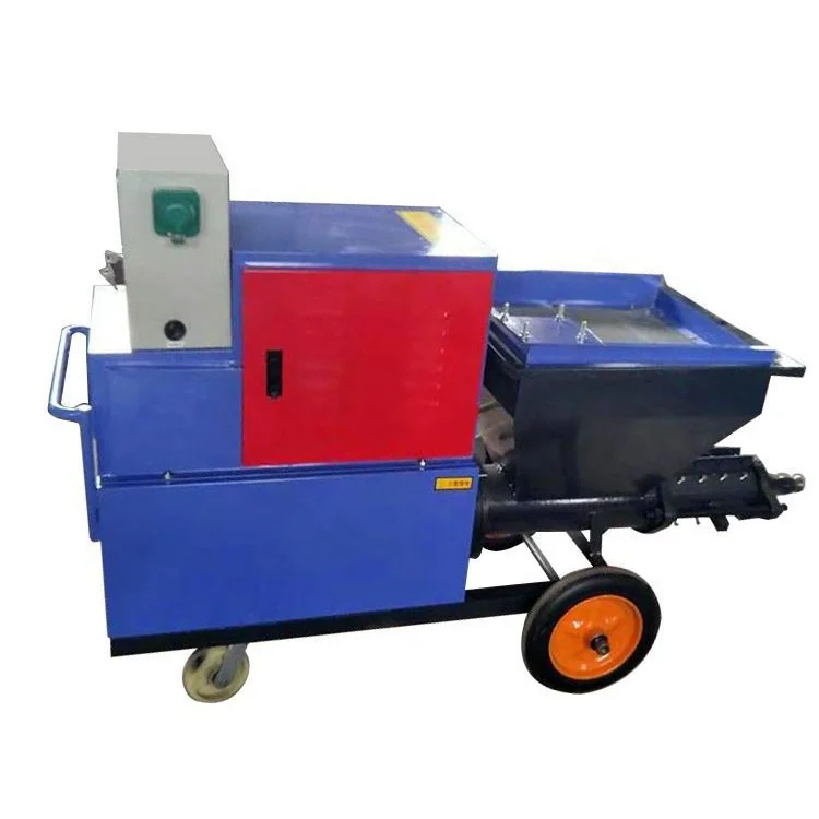 Fully automatic Small 220v Construction Render Plaster Mortar Pump Texture Sprayer Machine Cement Spray Gun for Wall