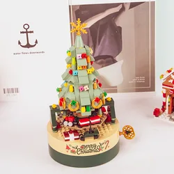Decoration Christmas Tree Building Blocks Music Box Toy Ornaments