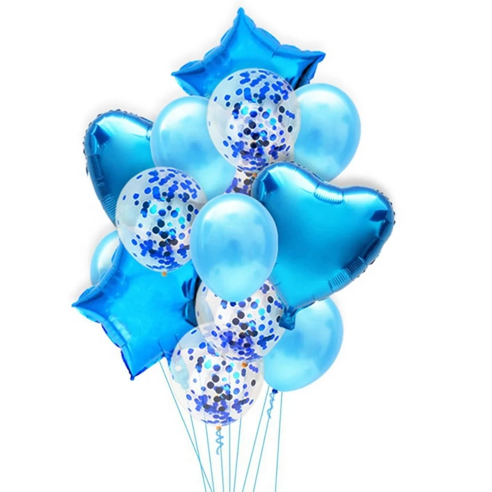 14 шт. свадебные туфли для вечеринки в честь будущего рождения ребенка, воздушные шары с днем рождения, пижама для детей и взрослых, объявление о поле для маленьких мальчиков и девочек из золотой фольги воздушные шары с гелием