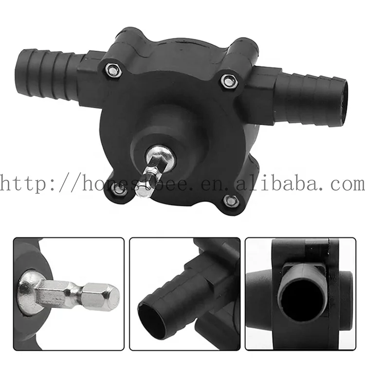 Mini Hand Portable  DC  Electric Drill Transfer Booster  Pump Tool Kit  Self Priming Drill Water Pump  for Quick Speed Pumping