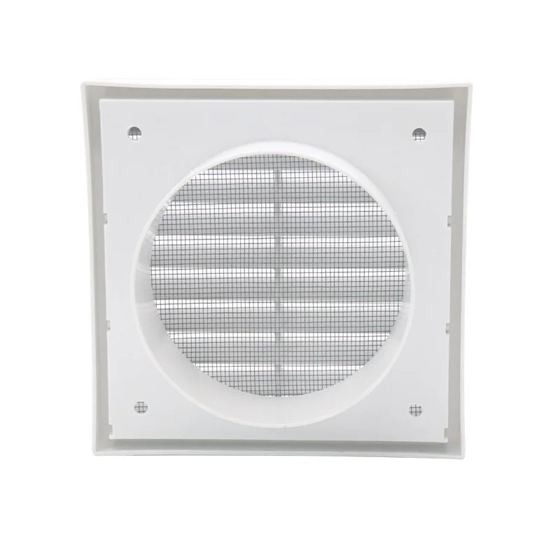 HVAC PP Square Air Vent Diffuser Plastic Multi-directional Adjustable Air Outlet Grille