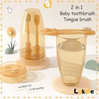 Everystep Baby Tongue Cleaner  Set Baby Newborn Oral Cleaner Silicone Toothbrush Silicone For Kids