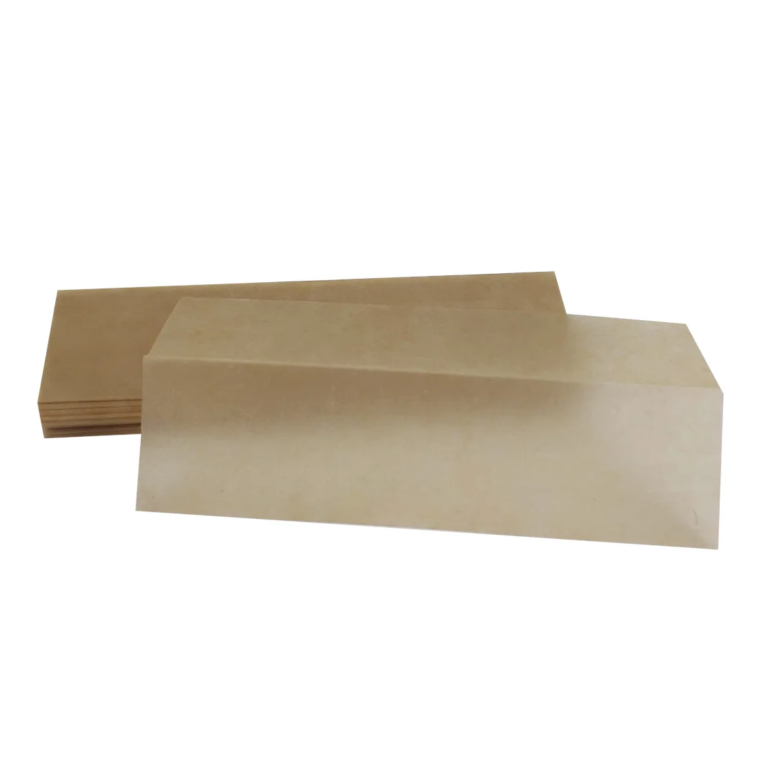 Custom Logo HP110 Thank You 1 1/4 size Double Window Unbleached Brown Smoking  Rolling Papers