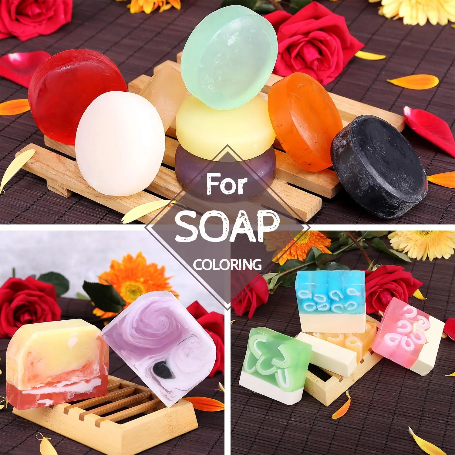 Bath Bomb Soap Dye, Natural Liquid Soap Colorant for DIY Bath Bomb Supplies Kit, Slime, Crafts