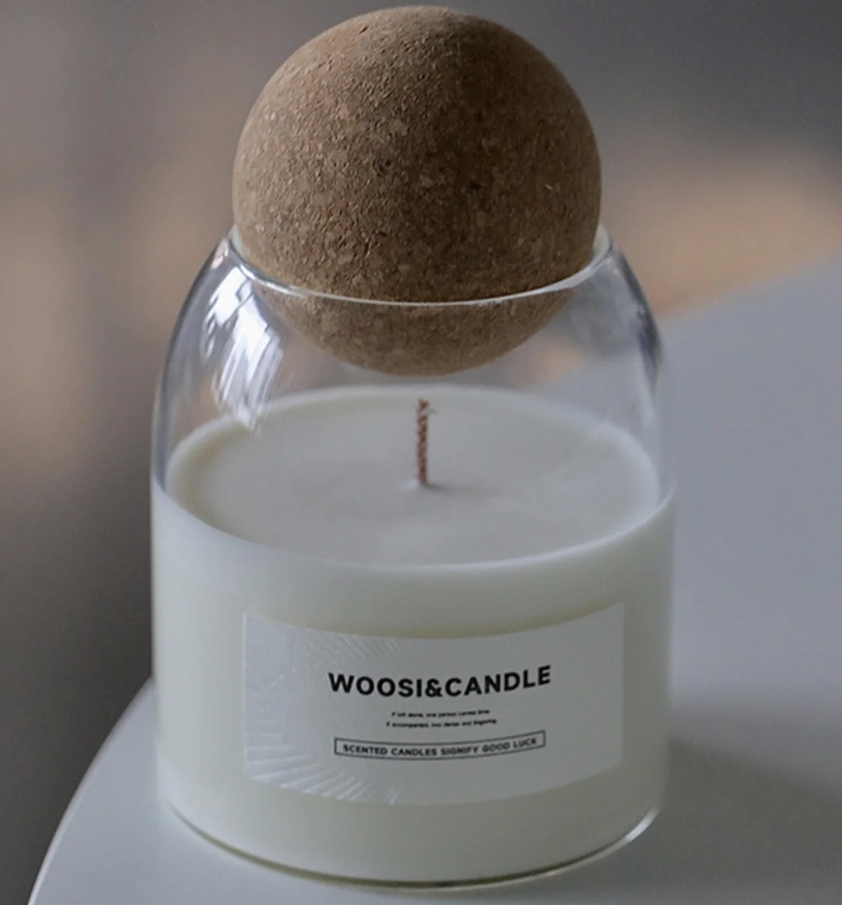 High Quality Factory Luxury Glass Wholesale Empty Black White Custom Boxes Packaging Glass Jar Scented Candle Soy Wax