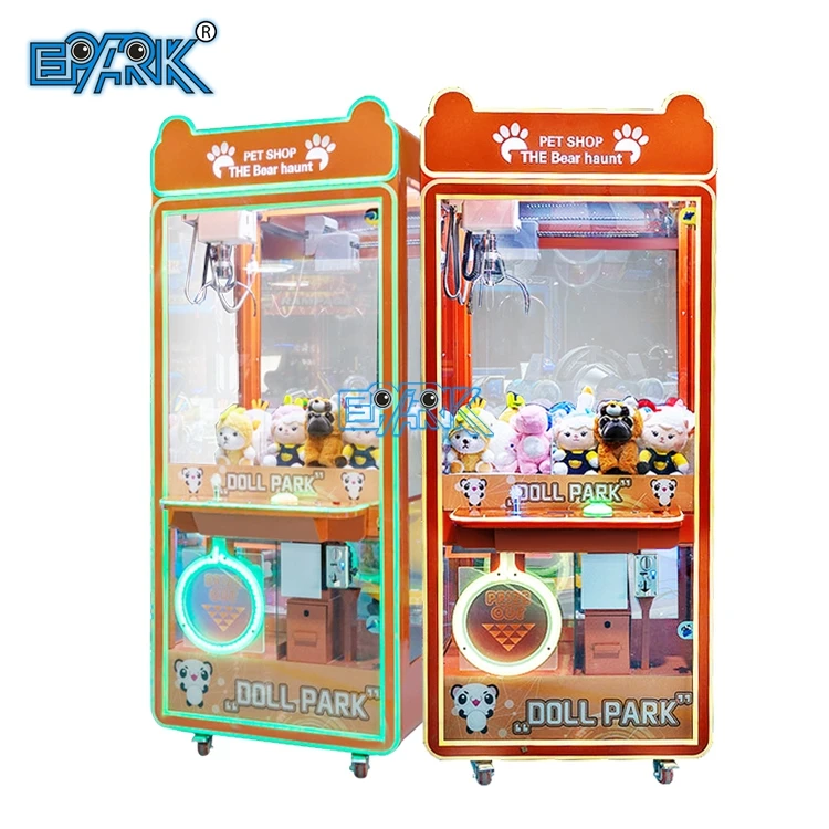 EPARK Dolls Catcher Games Machine Coin Operated Toy Arcade Crane Claw Machine