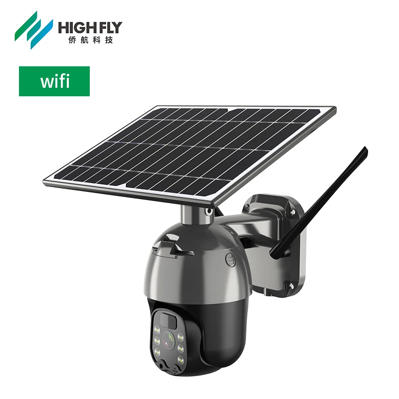 HD 1080P мини наружная PTZ IP-скоростная купольная Солнечная камера Wifi Cctv беспроводное охранное наблюдение