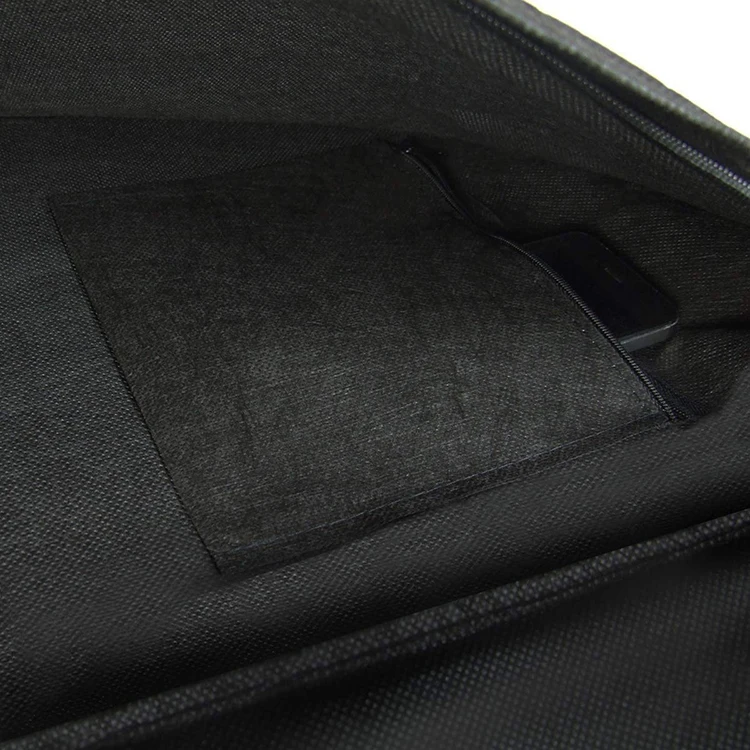 Eco friendly custom logo printed men large cotton fabric suit garment clothing cover bag