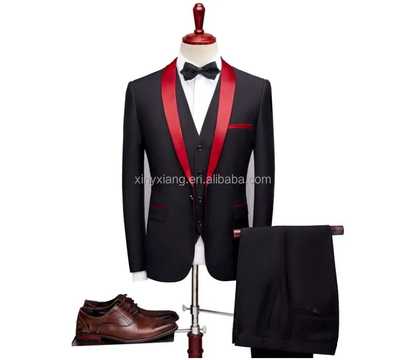 Factory Custom Mens 3 Piece Wedding Suit, Designer Wedding Suits for Men, Two Toned Mens Suit Many Colors Wedding Suit