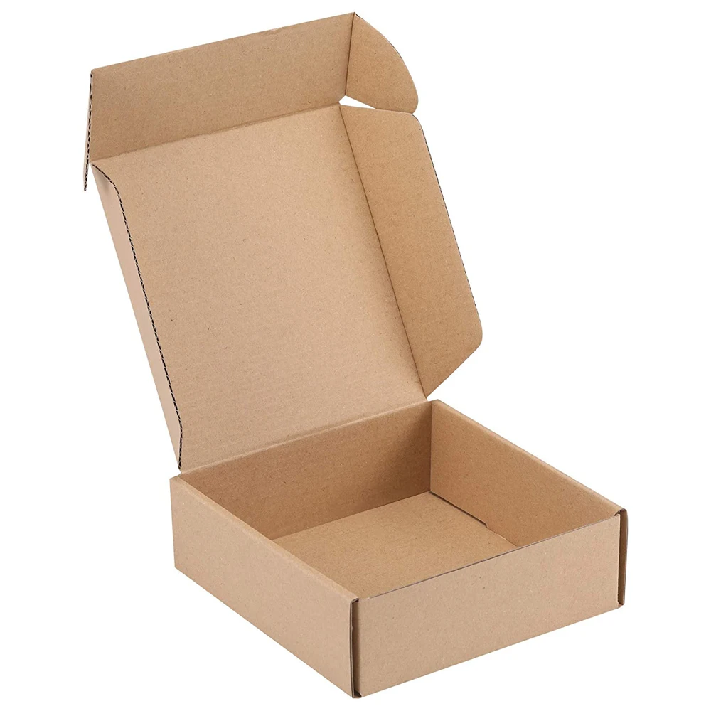 High Quality Customized Printing Logo Eco Friendly Brown Kraft Box Packaging Corrugated Cardboard Mailing Box