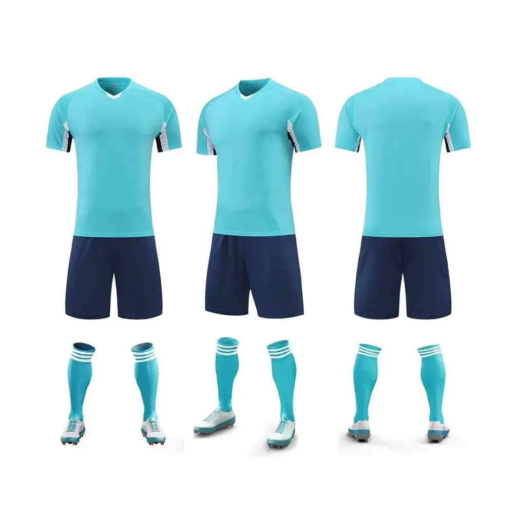 High-quality Custom Embroidery Logo Football Jersey Shirt Absorb Sweat Soccer Jersey For Men