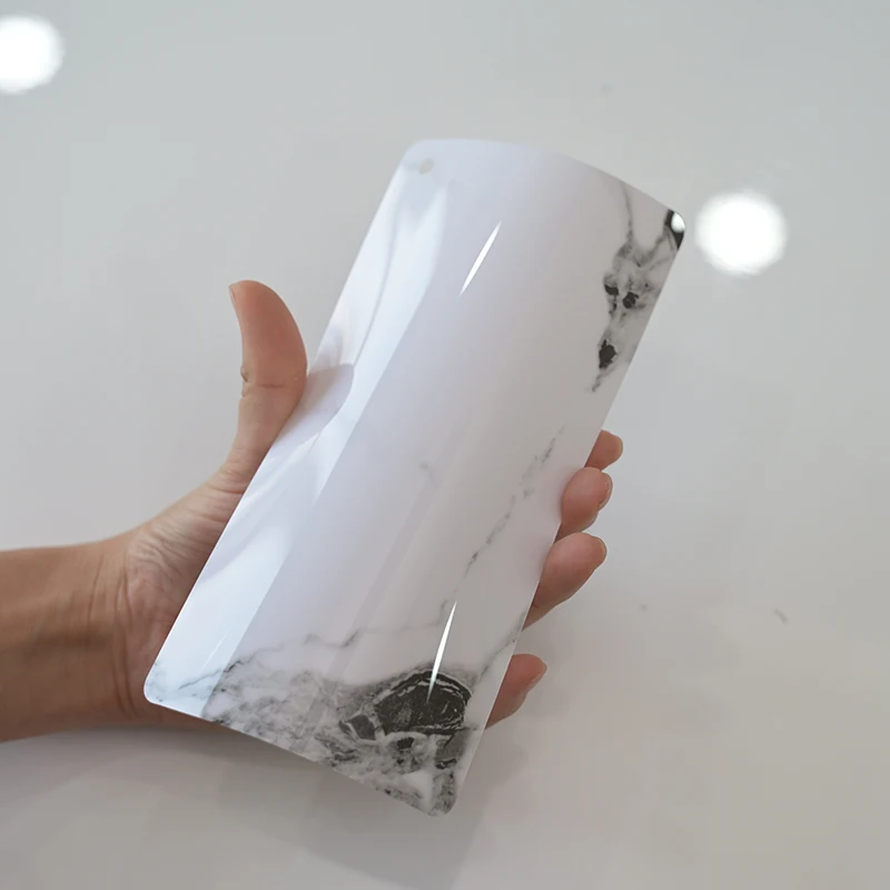 0.1mm/0.2mm/0.5mm/1mm/2mm High Glossy Marble PETG Decorative Film