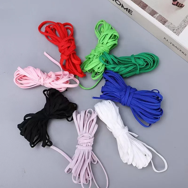 Zhongyou Manufacturing White Earloop High Quality 3mm 4mm 5mm Facemask Rope