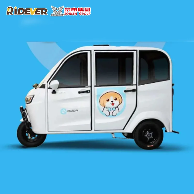 Three Wheels Cargo Ruida K1 K2 Four Doors Big Power Full Cabin 1200W Rain Proof Home Use Cargo Zongshen